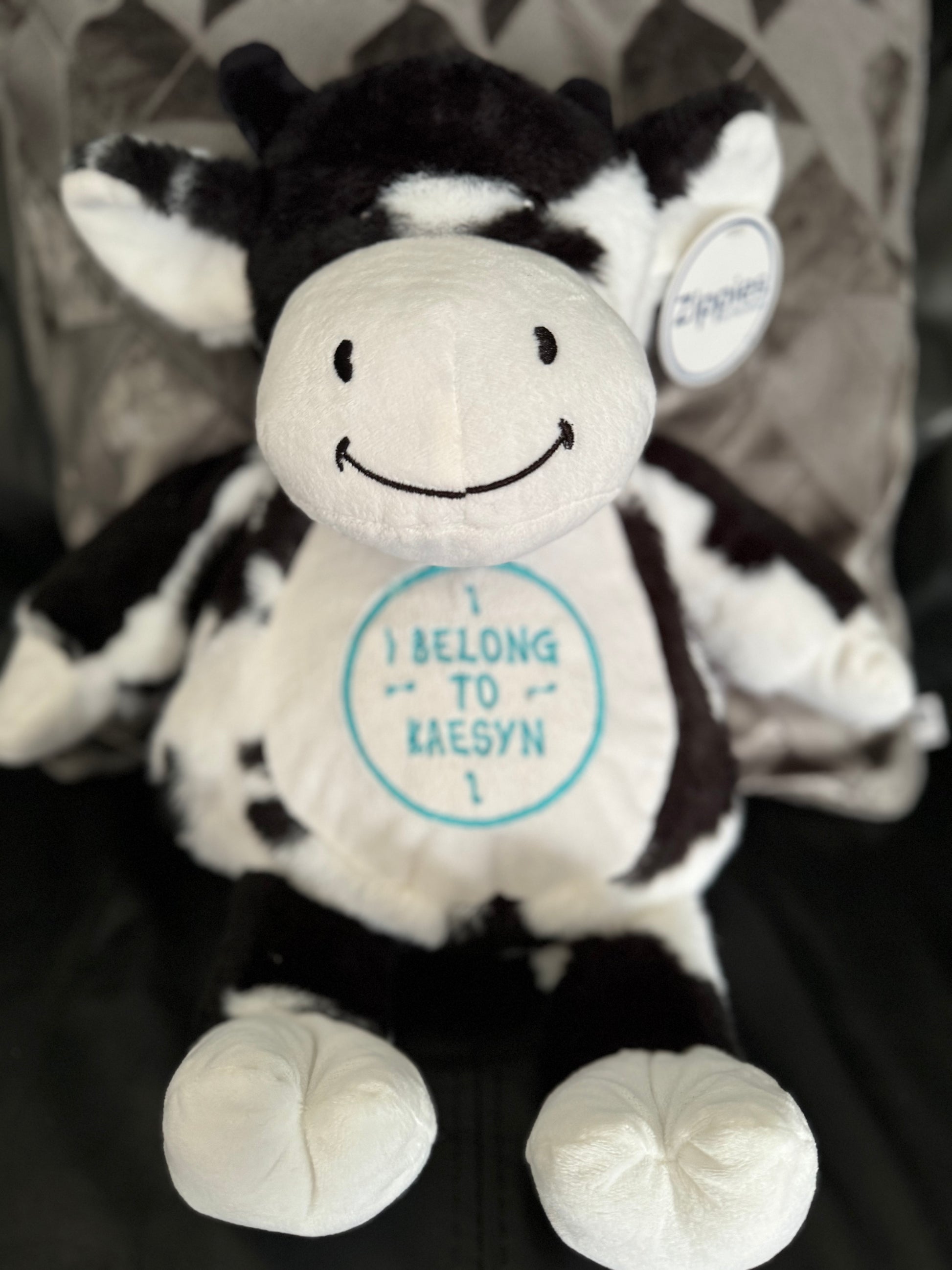 Personalised mumbles soft toy
