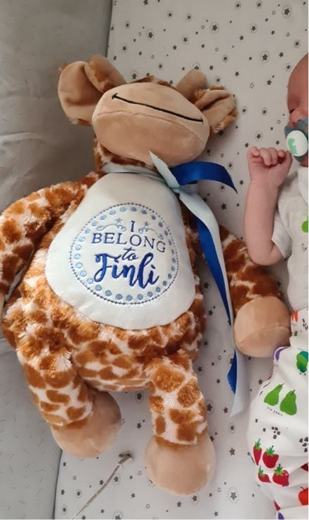 Personalised mumbles soft toy