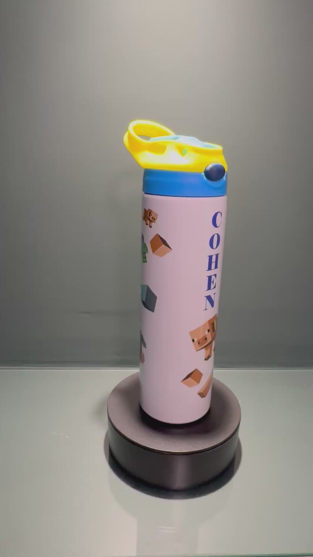Personalised 20oz (600ml) flip top tumbler